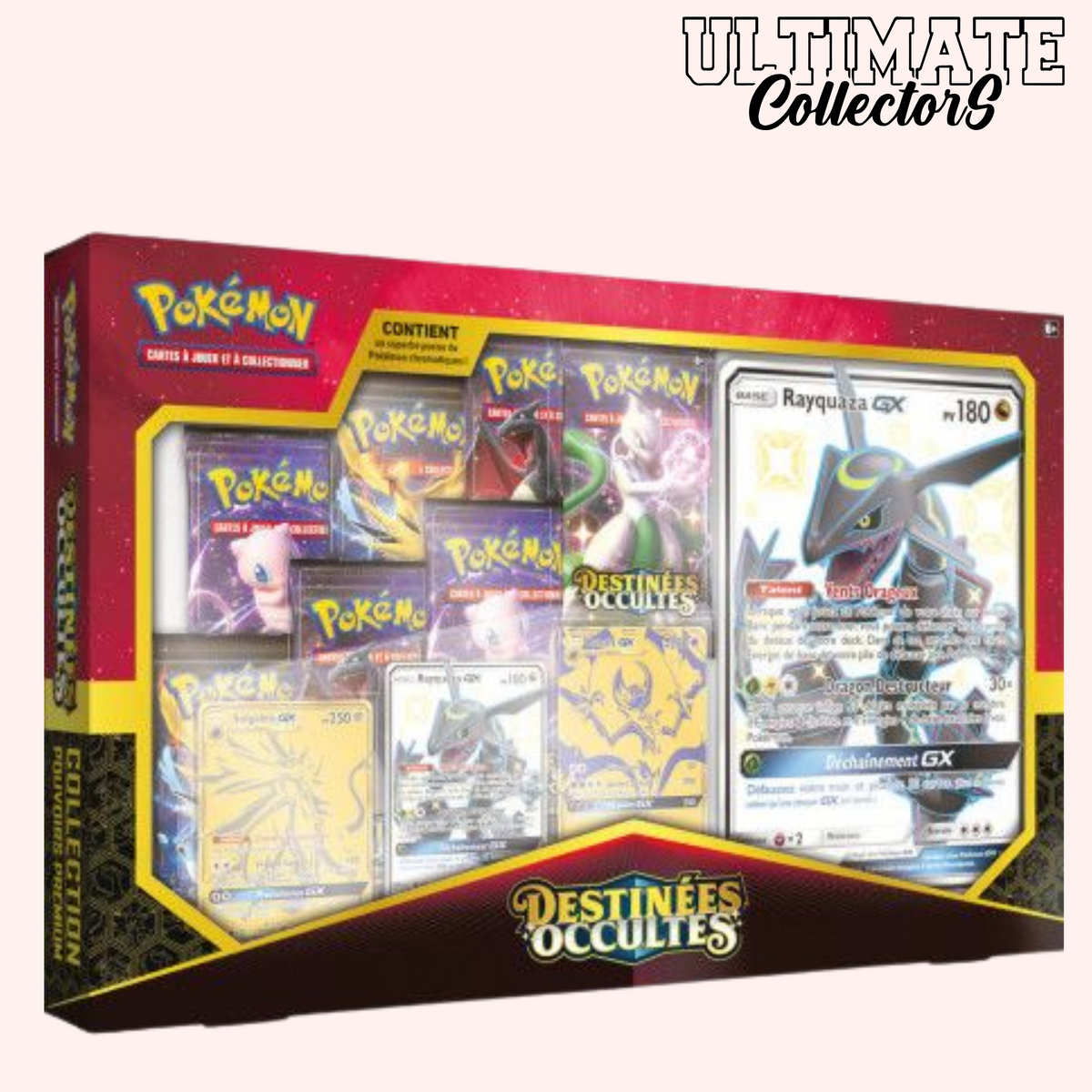 Coffret Collection Premium Rayquaza GX – Destinées Occultes - SL11.5 - Français