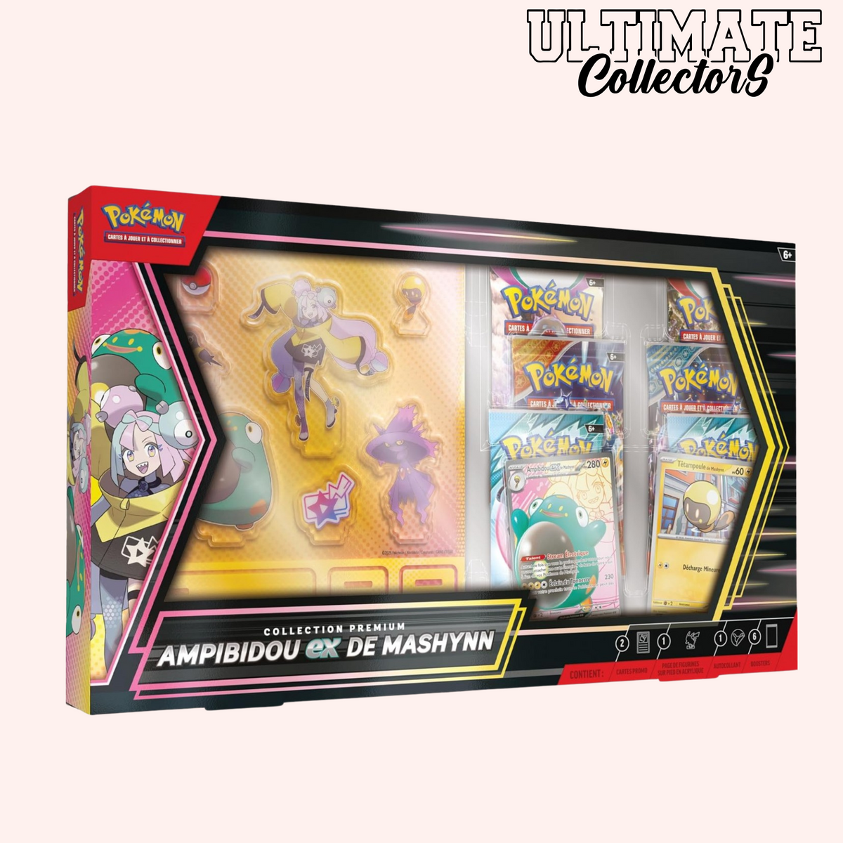 Coffret Collection Premium – Ampibidou-ex & Mashynn – Pokémon JCC – Français