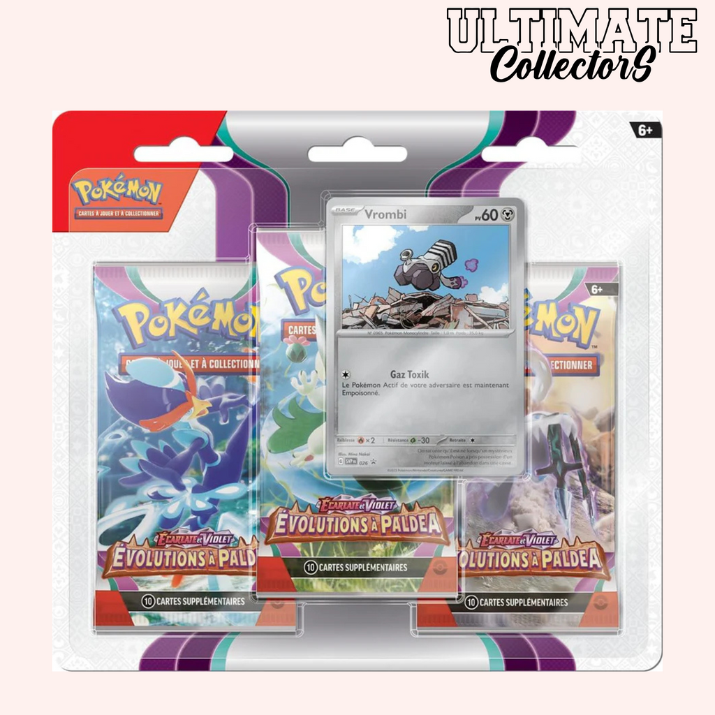 Tripack Pokémon - Évolution à Paldea - EV02 - Français