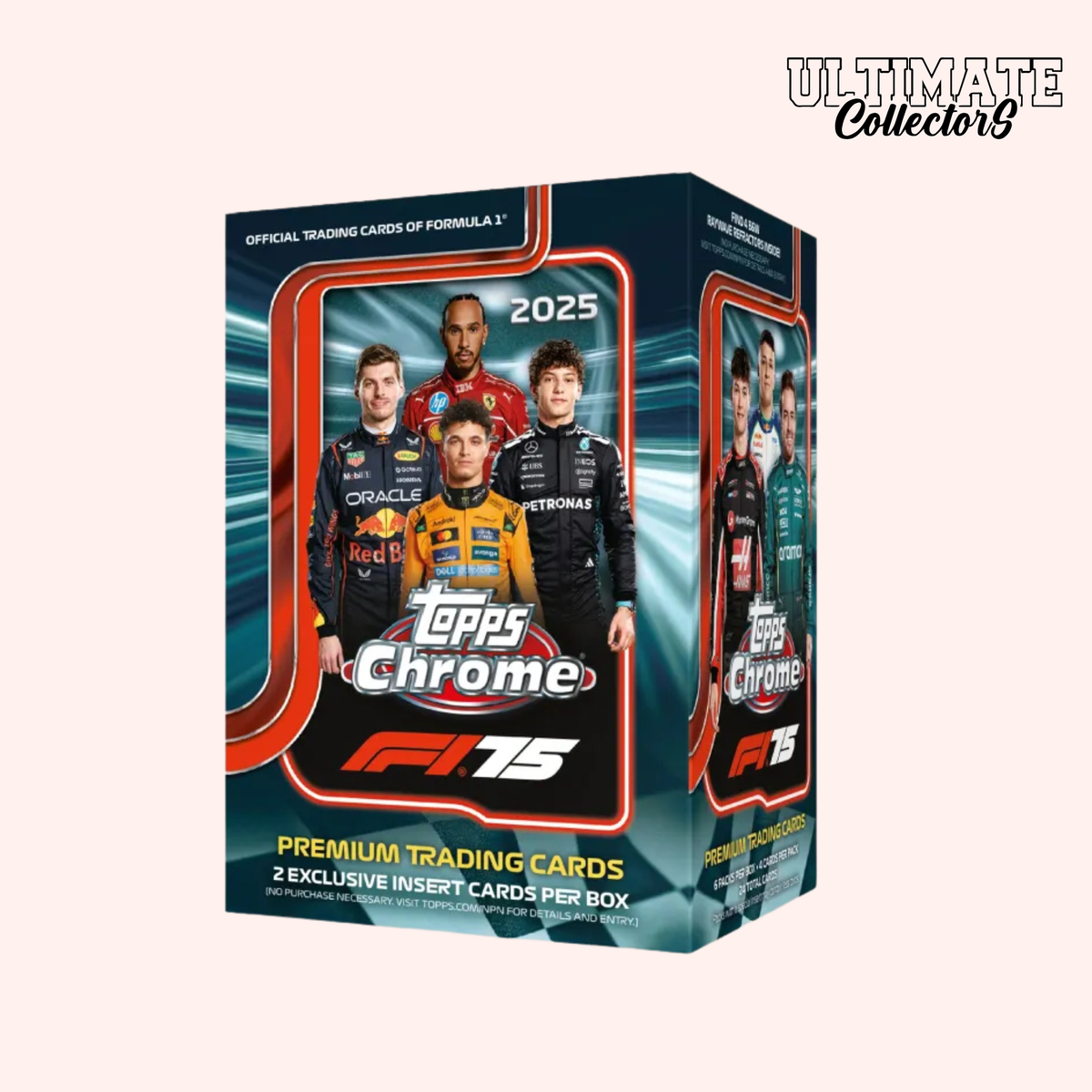 Boîte Value Topps Chrome F1 2025 - Value Box - Anglais