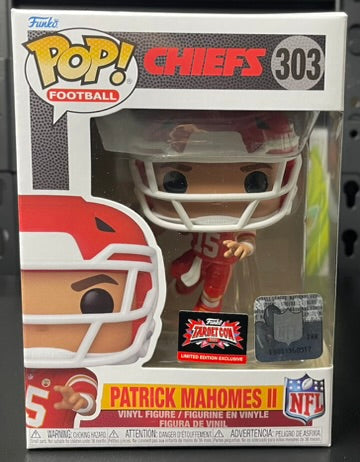 Patrick Mahomes II Funko Pop! #303 NFL Chiefs – Target Con Exclusive