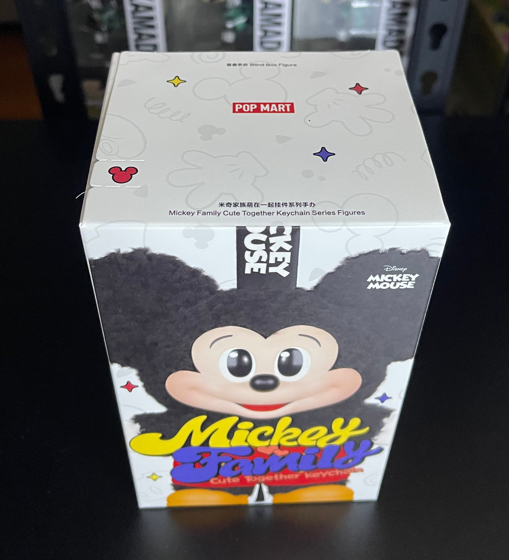 POP MART Mickey Family Cute Together Keychain Series - Blind Box