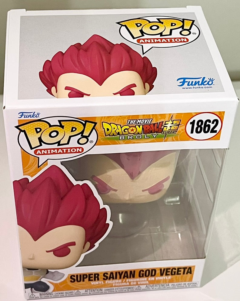 Dragon Ball Super: Broly Super Saiyan God Vegeta Funko Pop! Vinyl Figure #1862