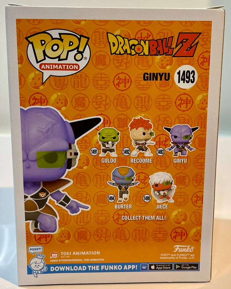 Dragon Ball Z - Ginyu GITD Funko Pop! Vinyl Figure #1493 EE Exclusive