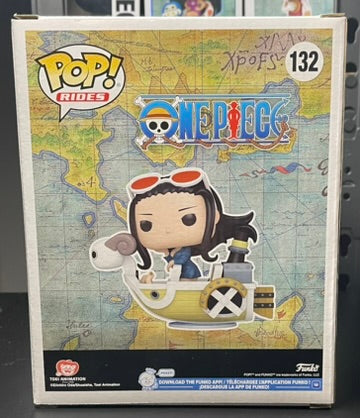Funko Pop! Rides Deluxe One Piece Nico Robin with Mini Merry II #132 (SDCC)