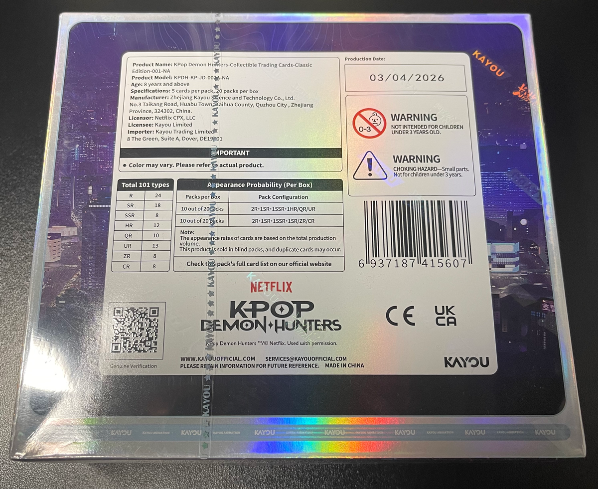 KPop Demon Hunters Classic Edition Series 1 – 20 Pack Display Box
