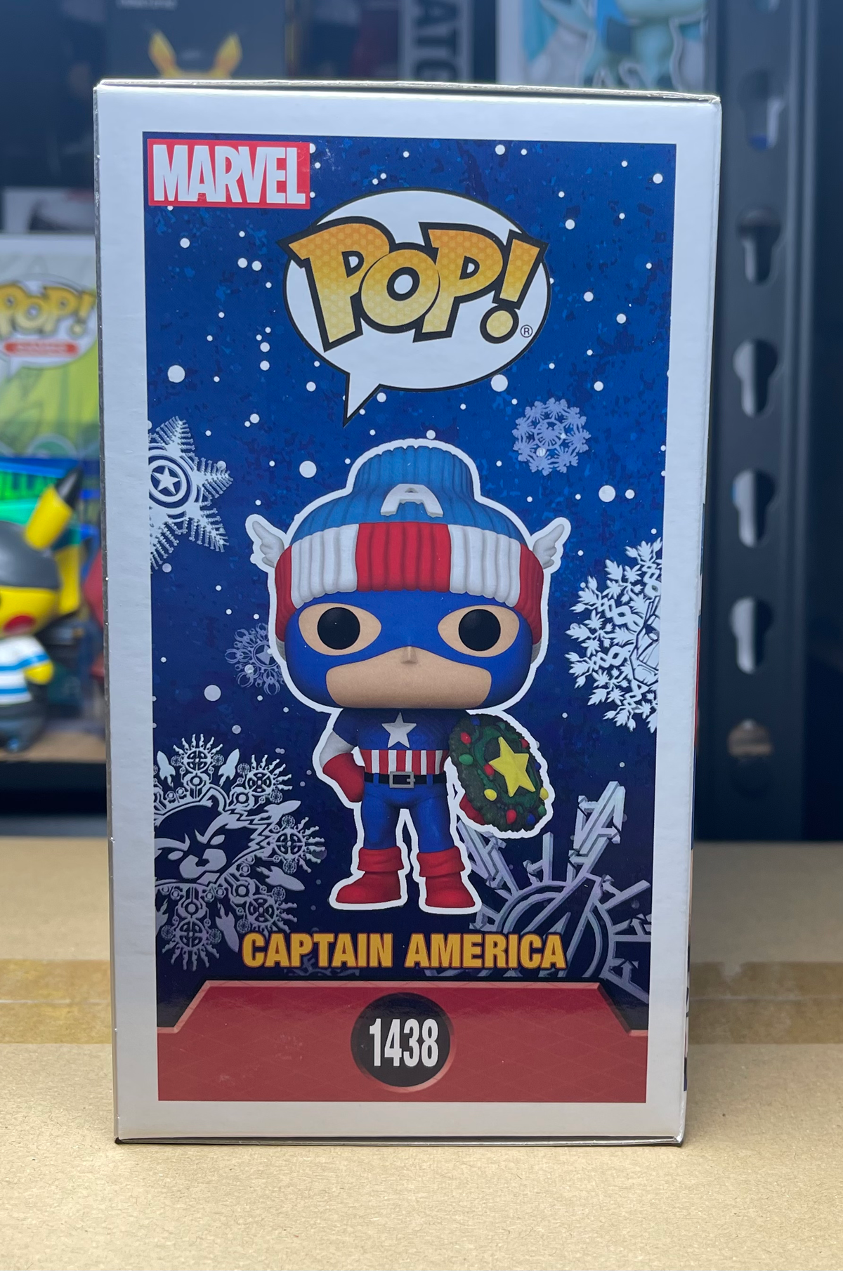 Marvel Holiday Captain America Funko Pop! Vinyl Figure #1438