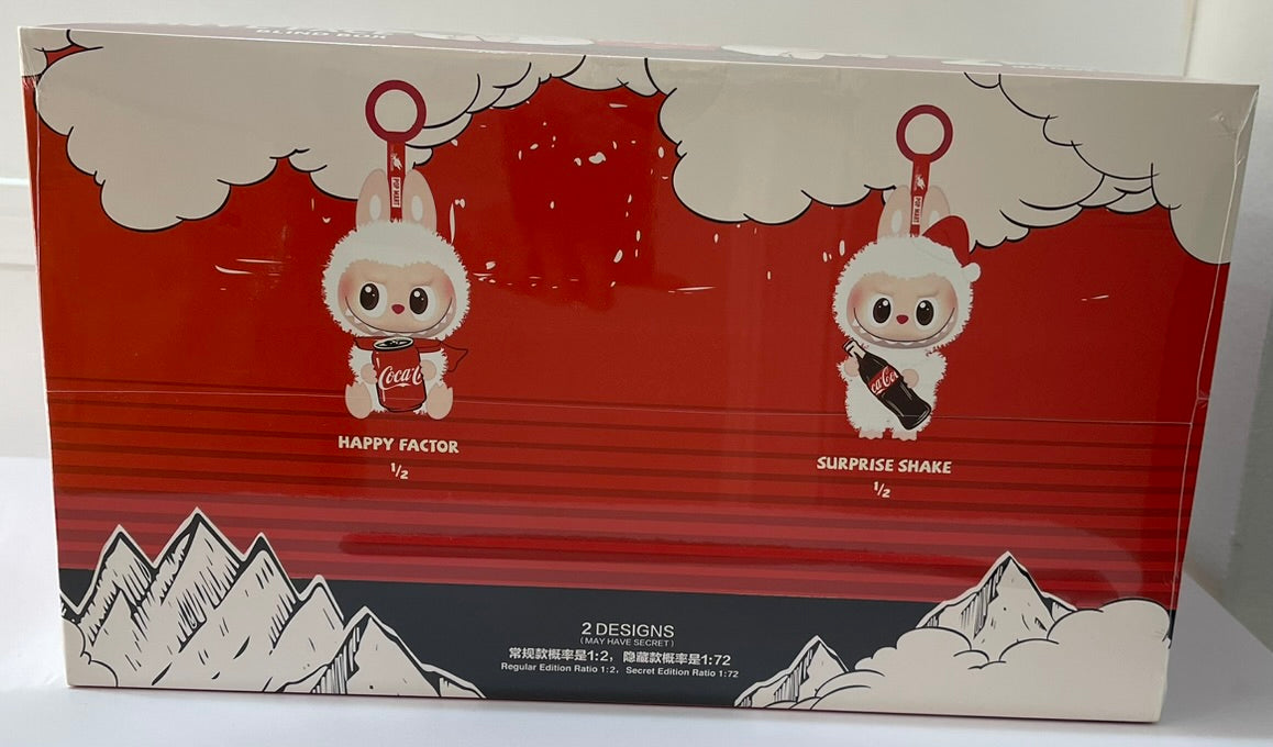 POPMART LABUBU The Monsters Coca Cola Vinyl Face SEALED CASE