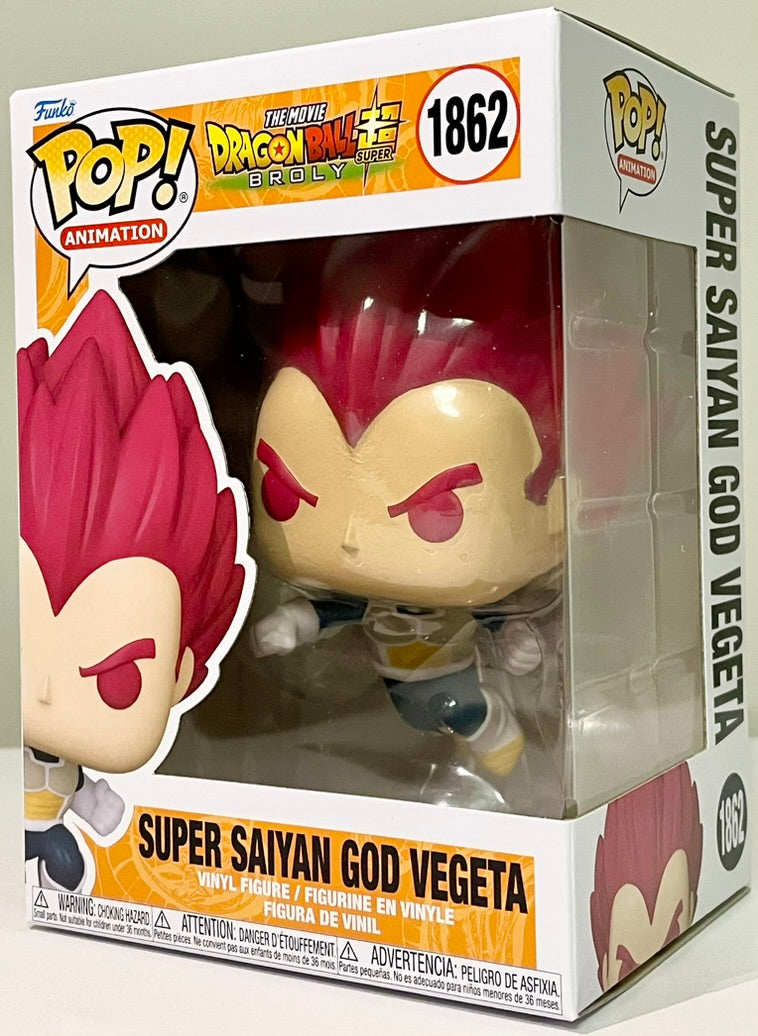 Dragon Ball Super: Broly Super Saiyan God Vegeta Funko Pop! Vinyl Figure #1862
