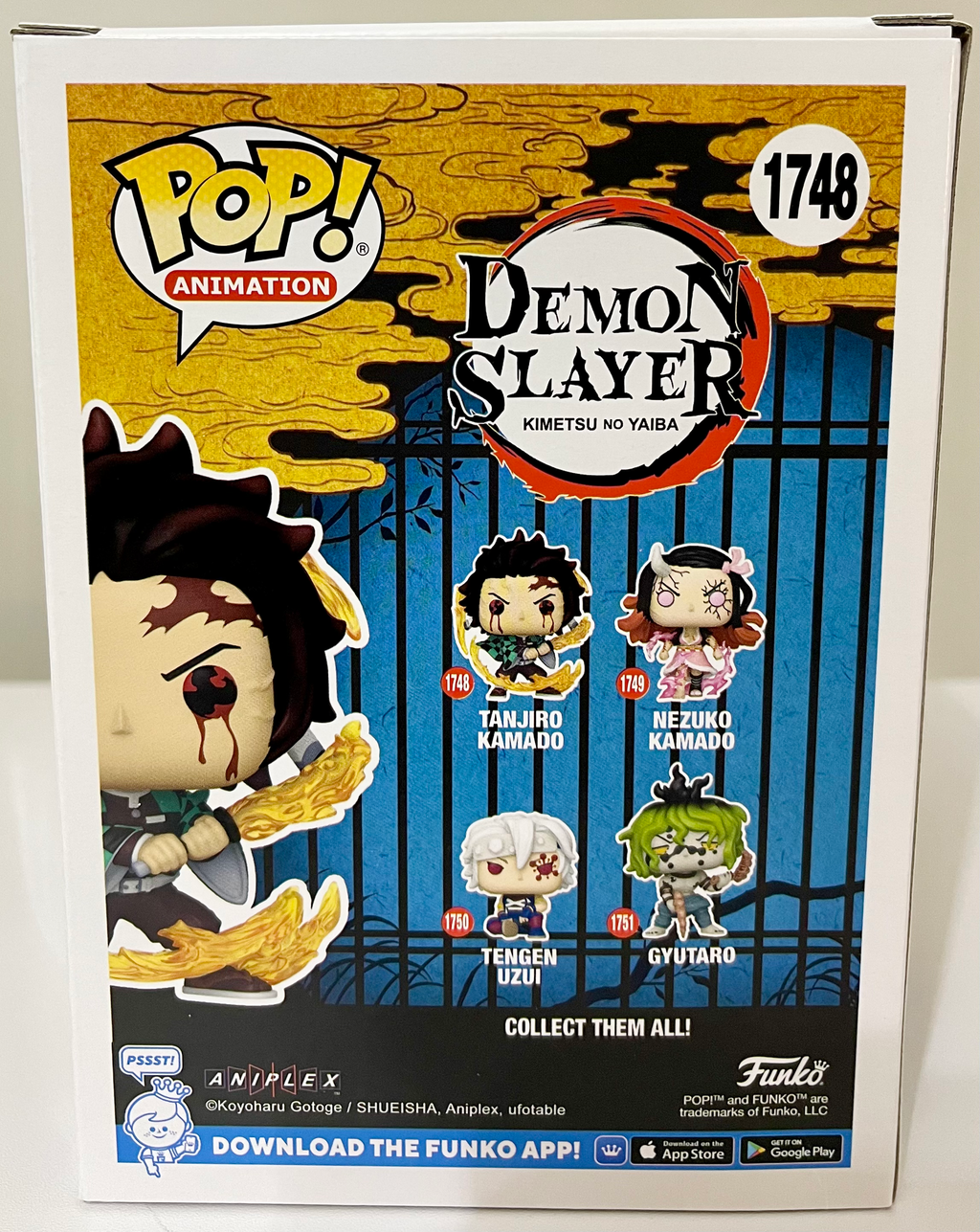Demon Slayer Tanjiro Kamado (Sun Breathing) Funko Pop! Vinyl Figure #1748