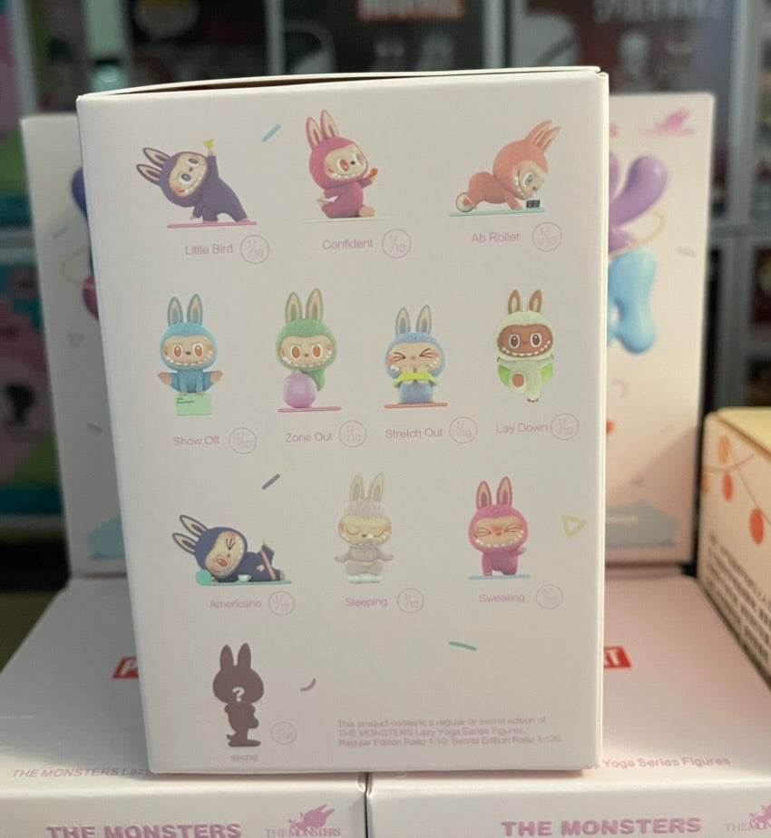 POP MART Labubu The Monsters Lazy Yoga Series Vinyl Figure – Blind Box
