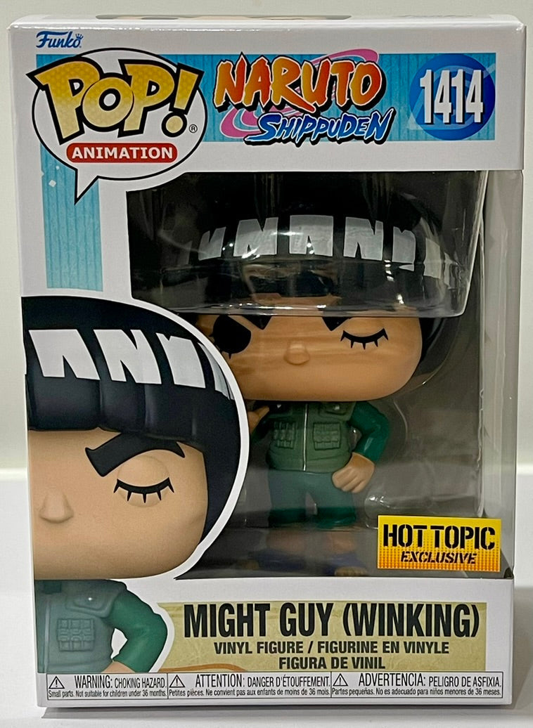Might Guy (Winking) Funko Pop! Vinyl Figure #1414 (Hot Topic Exclusive)