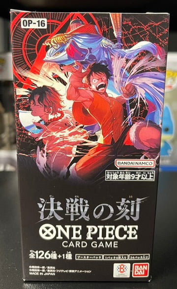 One Piece TCG The Time of Battle OP-16 Booster Box Japanese