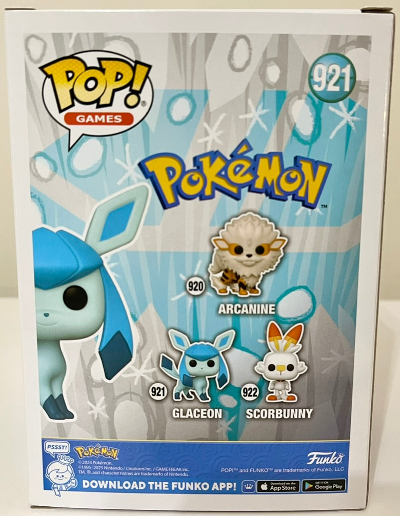 Pokemon Glaceon Funko Pop! Vinyl Figure #921
