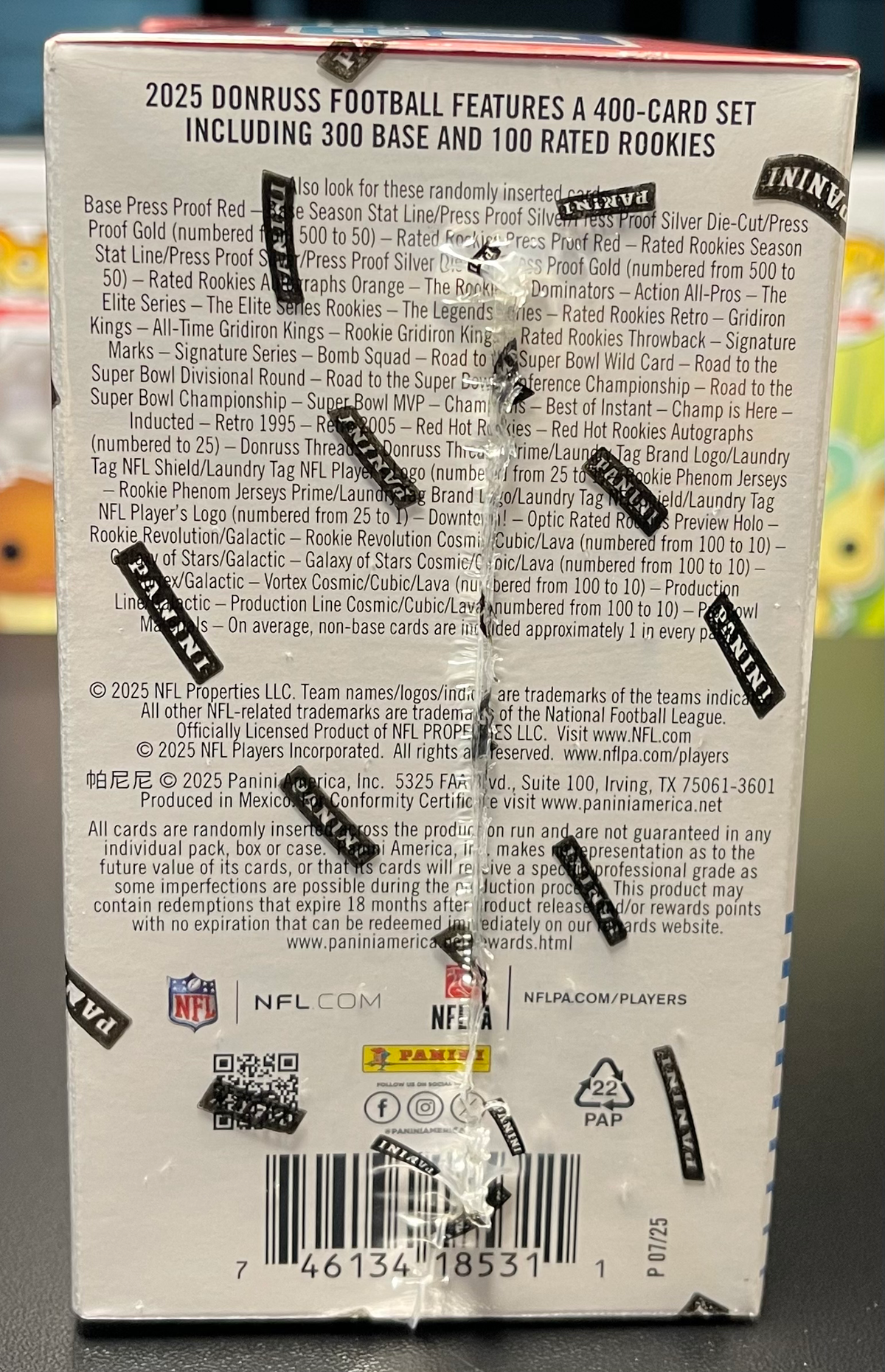 2025 Panini Donruss Football Blaster Box