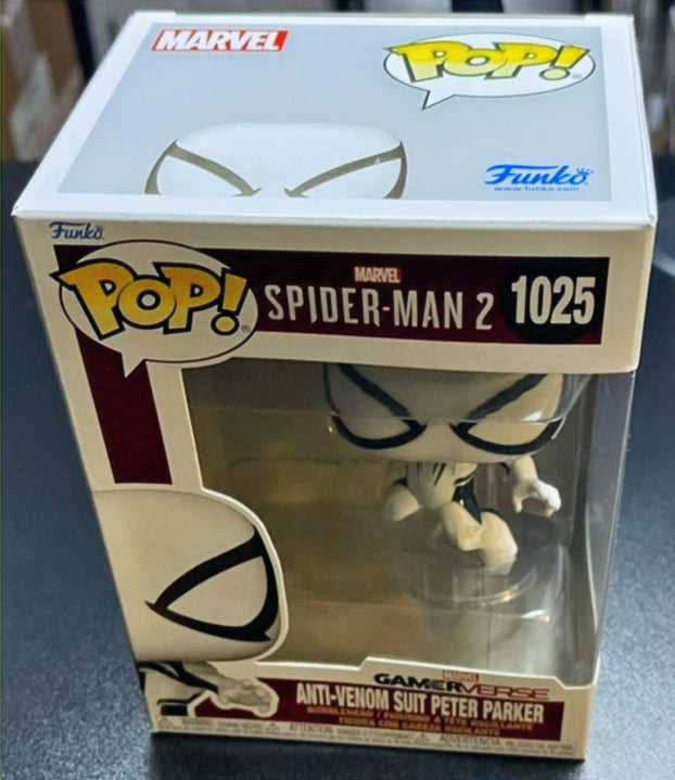 Spider-Man 2 Video Game Anti-Venom Suit Peter Parker Funko Pop! Vinyl Figure #10