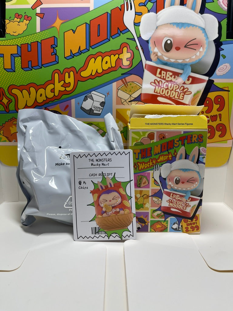 Pop Mart Labubu THE MONSTERS Wacky Mart Series Figures - Opened Box/Sealed Bag