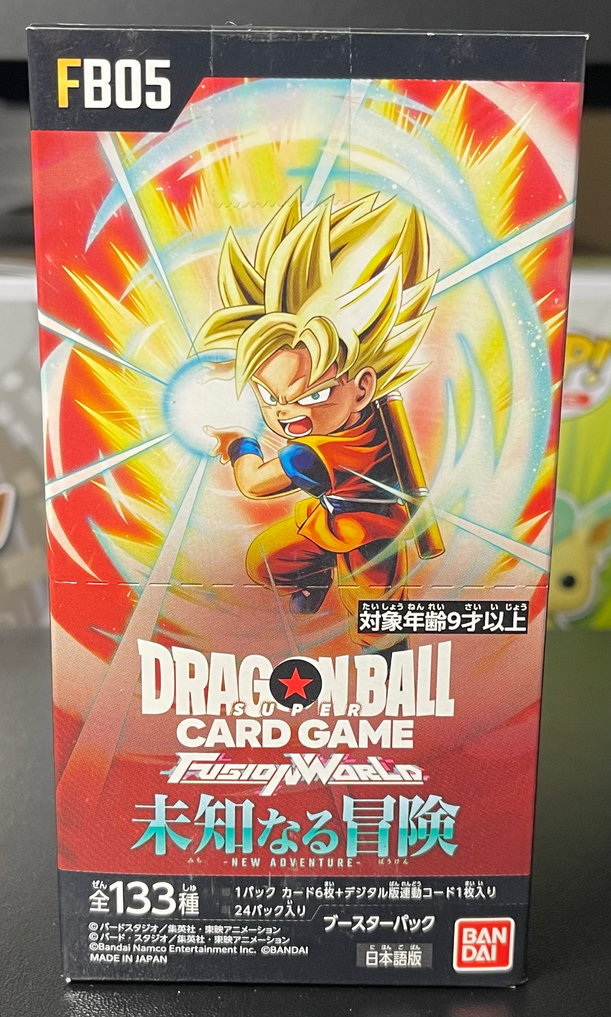 Dragon Ball Super Card Game Fusion World New Adventure FB05 Booster Box Japanese