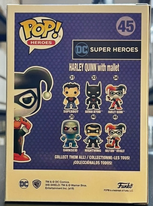 DC Comics Harley Quinn with Mallet Funko Pop! Vinyl Figure #45