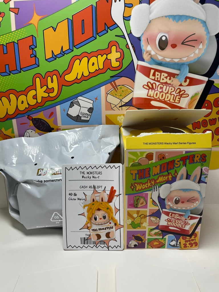 Pop Mart Labubu THE MONSTERS Wacky Mart Series Figures - Opened Box/Sealed Bag