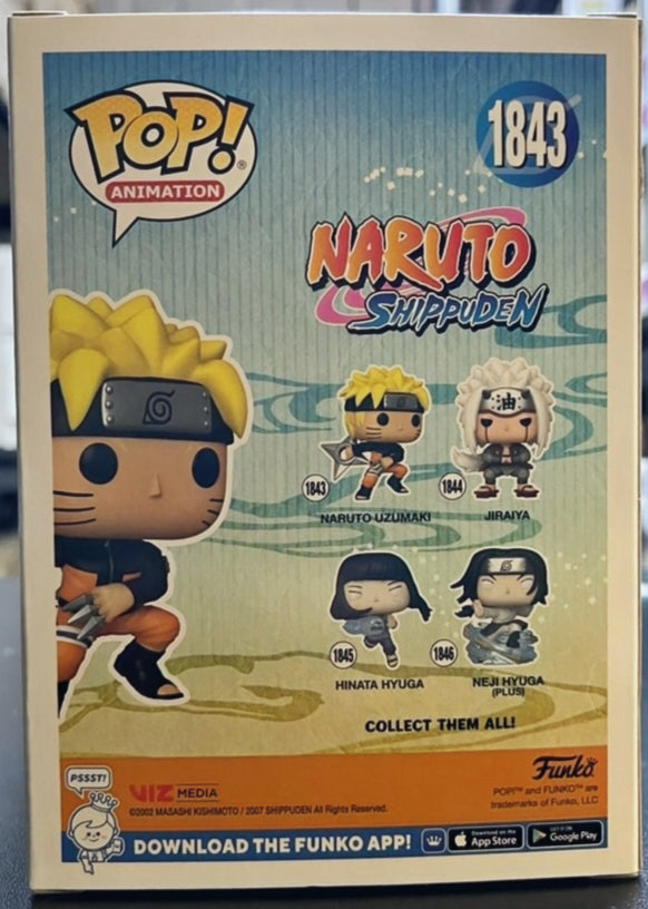 Naruto: Shippuden Naruto Uzumaki with Shuriken Funko Pop! #1843 - CHASE