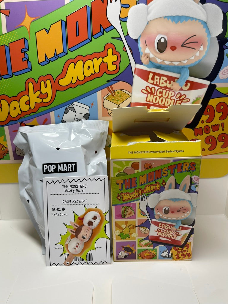 Pop Mart Labubu THE MONSTERS Wacky Mart Series Figures - Opened Box/Sealed Bag