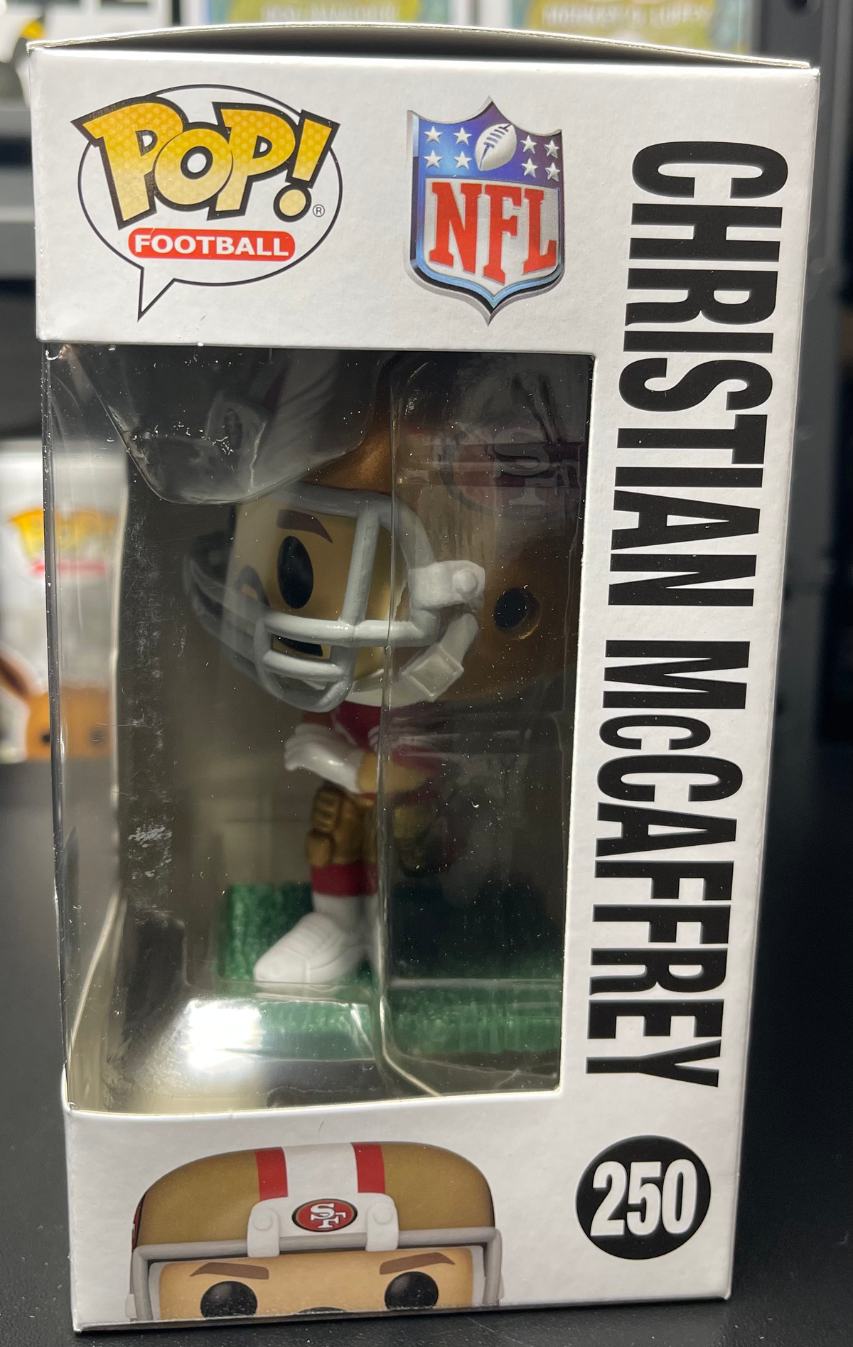 Christian McCaffrey Funko Pop #250 San Francisco 49ers