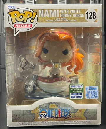 One Piece Nami with White Hobby Horse Funko Pop! Rides Deluxe #128