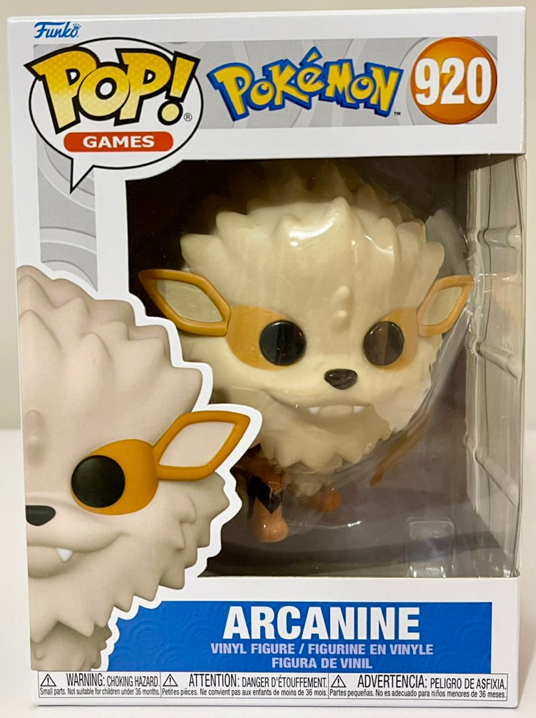 Pokemon Arcanine Funko Pop! Vinyl Figure #920