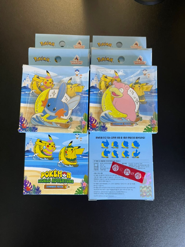 Pokemon Lotte World Moonboat Magnet Blind Box