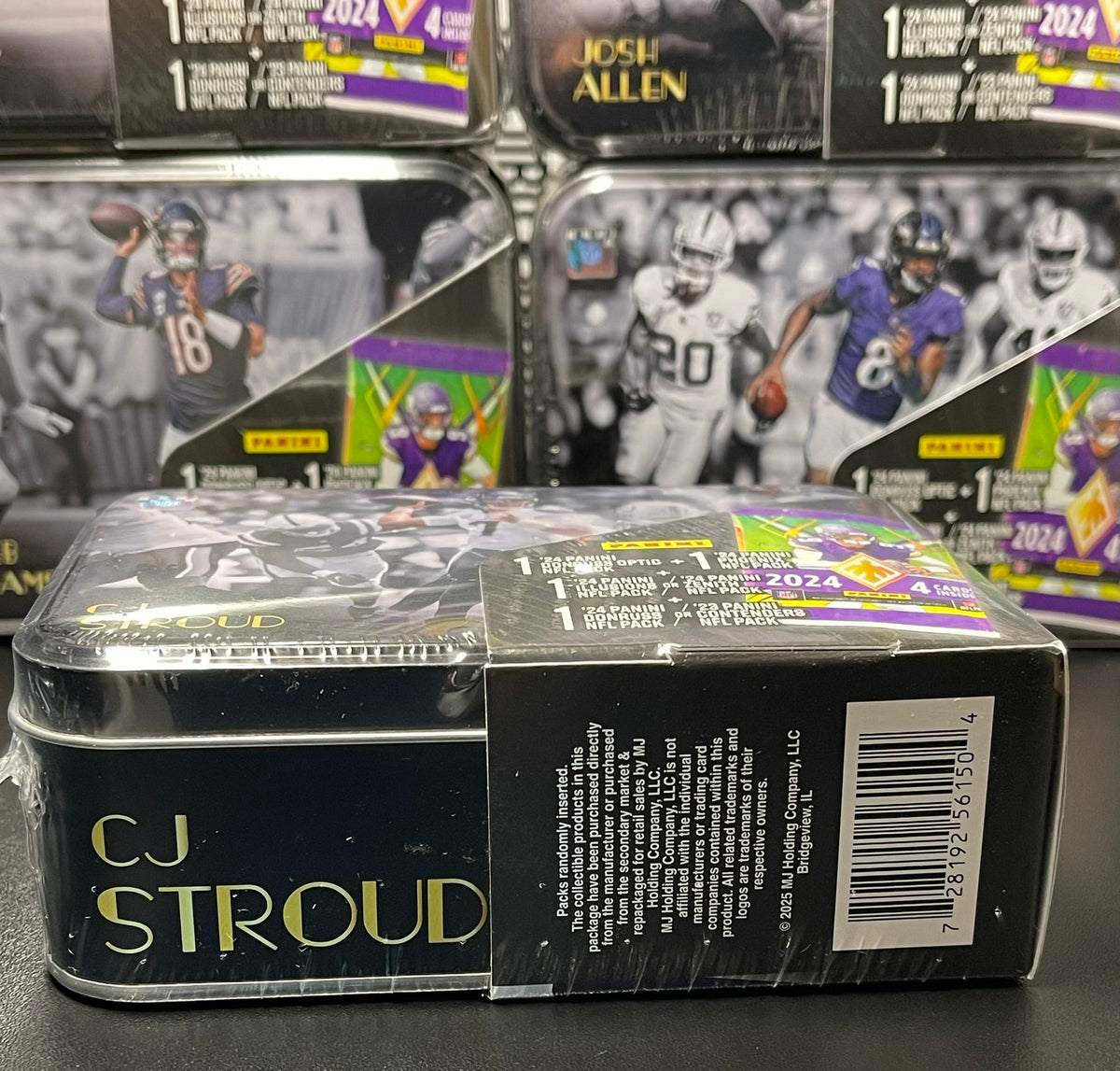 CJ Stroud '25 NFL MJ Holding TIN - Includes 2023-24 Panini Packs