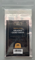 Cardboard Gold - Graded Card Bags - 100 count