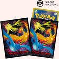 Sleeves x64 Sulfura Electhor Artikodin - Pokémon Center Original